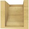 Ekena Millwork 6"W x 6"D x 6"H Wide Asheboro Rough Cedar Woodgrain TimberThane Corbel, Primed Tan CORUR06X06X06ASHRCPR - alternate 4